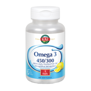 Omega 3 450 EPA / 300 DHA- 60 Perlas. Sin Gluten