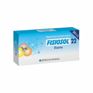 Fisiosol 22 (Hierro); – 20 viales/ 2 ml.