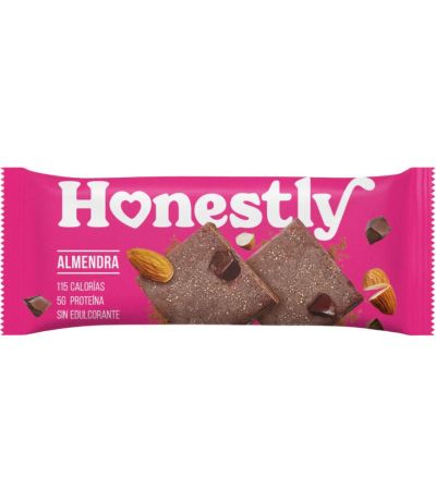 Barrita Proteica Almendra y Chocolate caja 24 un x30g Honestly - Imagen 2