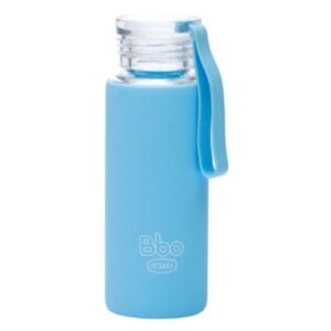 Botella Bbo Borosilicato Azul 330ml Irisana