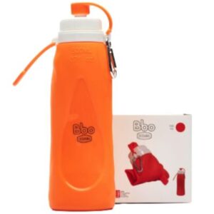 Botella Bbo Plegable Naranja 1ud Irisana