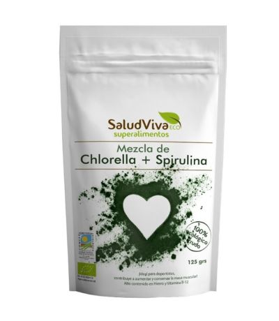Chlorella Spirulina Tabletas Eco 125g Salud Viva