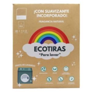 Detergente Lavadora en Tiras 40lav 20 tiras Ecotiras