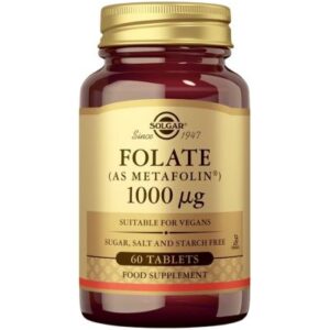 Folato 1000mcg 60comp Solgar