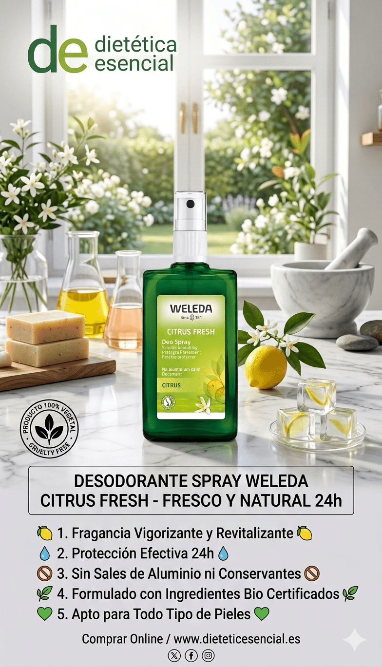 Desodorante Spray Citrus Bio 100ml Weleda