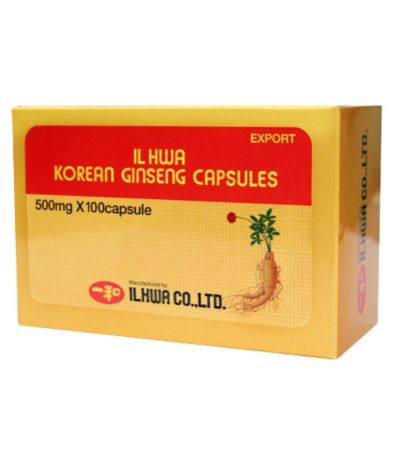 Ginseng Rojo Coreano 500Mg IL HWA 100caps Tong-Il