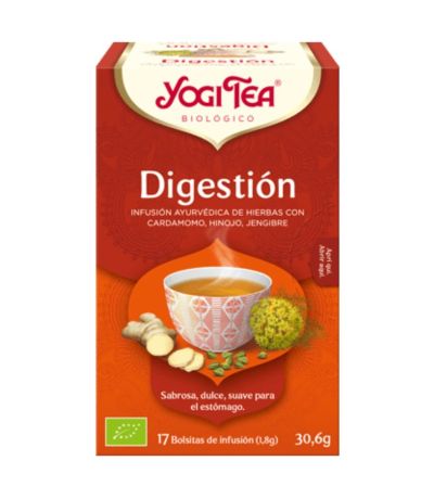 Infusión Digestión Bio Vegan 17inf Yogi Tea