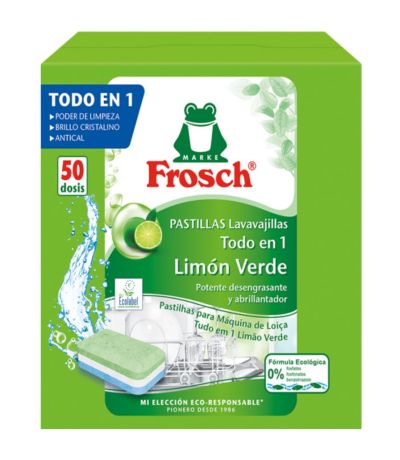 Lavavajillas Limón Pastillas 50 pastillas Frosch