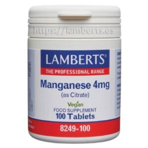 Manganeso Citrato 4mg 100cap…