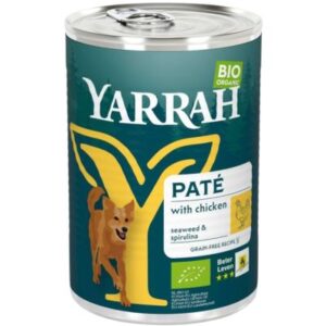 Pate de Pollo para Perros Lata Bio 400g Yarrah