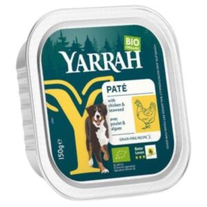 Pate de Pollo y Algas para Perros Bio 150g Yarrah