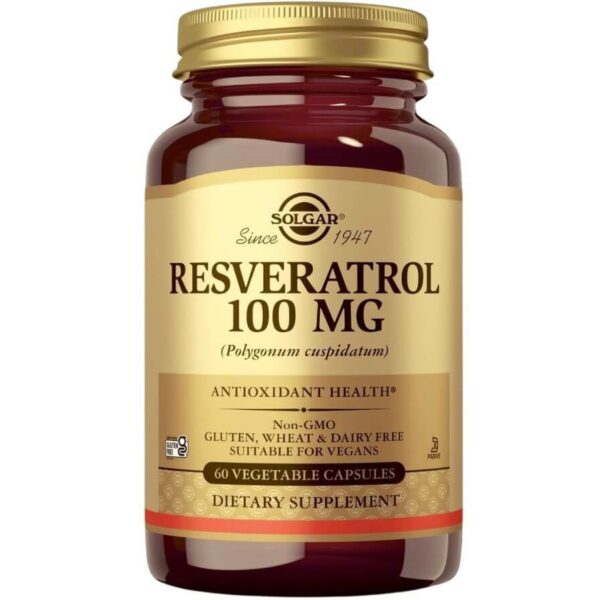 Resveratrol 100Mg Vegan 60caps Solgar