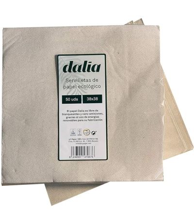 Servilletas Sin Blanquear Eco 50servilletas Dalia