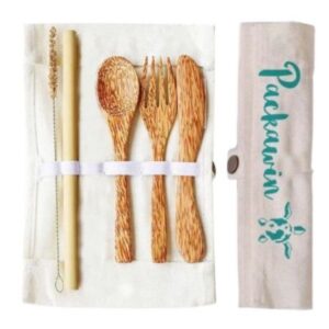 Set Cubiertos Madera de Coco…