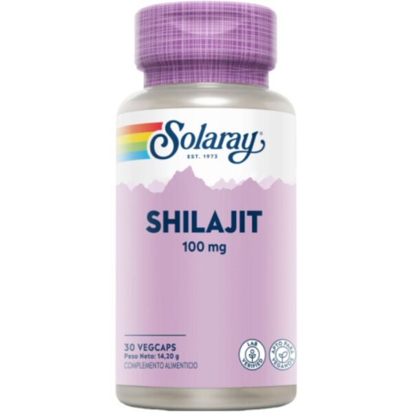 Shilajit 100mg 30 Vcaps Solaray