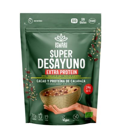 Super Desayuno Extra Protein Vegan 360g Iswari