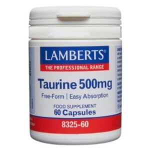 Taurina 500Mg 60caps Lamberts
