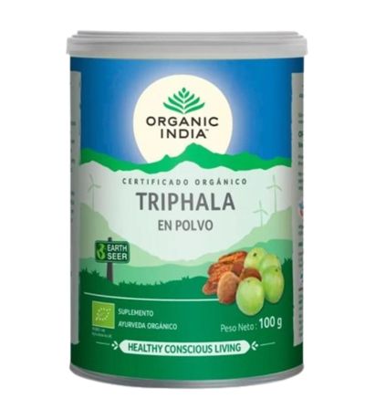 Triphala Polvo Tin Eco 100g Organic India