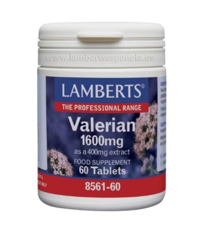 Valeriana 1600Mg 60comp Lamberts