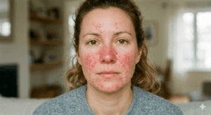 <strong>Aliviar la rosácea acneica con aceites esenciales</strong>