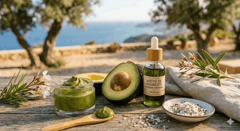 Lee más sobre el artículo <strong>Aceite de Aguacate: El «Oro Verde» para las Pieles que Necesitan un Abrazo</strong>