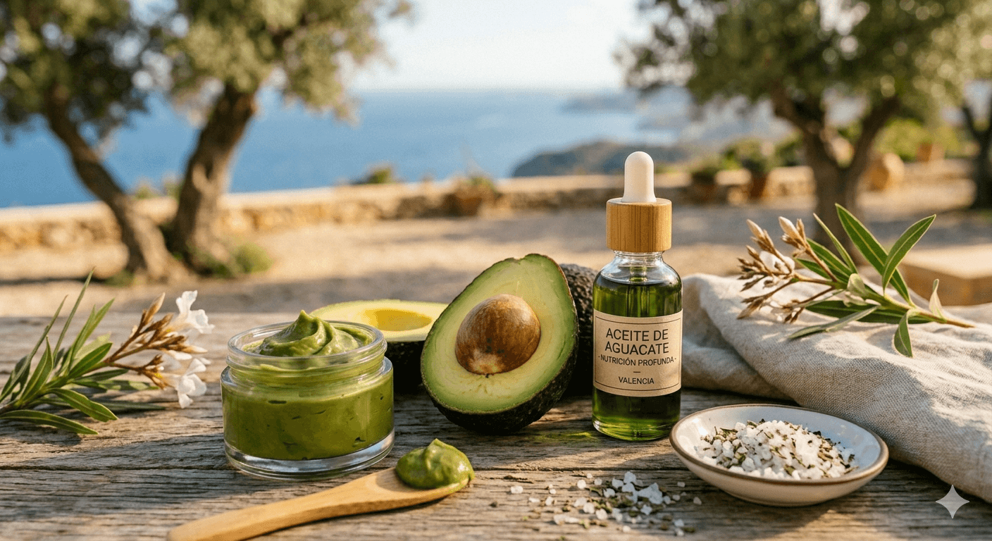 Lee más sobre el artículo <strong>Aceite de Aguacate: El «Oro Verde» para las Pieles que Necesitan un Abrazo</strong>
