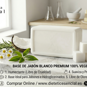 Jabon Base Glicerina blanca 1kg