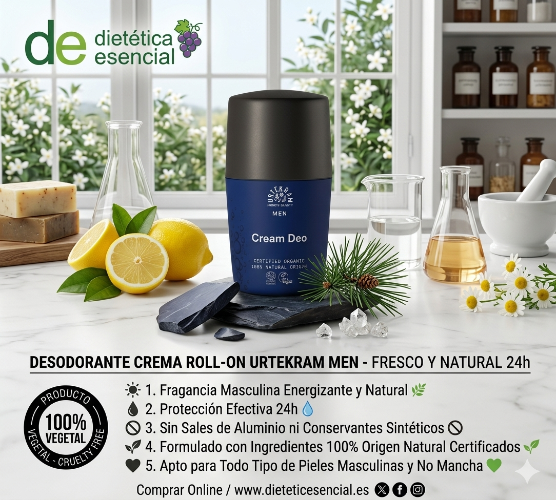 Desodorante Men Roll On Bio 50ml Urtekram
