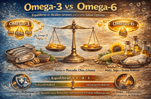 ÁCIDOS GRASOS OMEGA 3 Y OMEGA 6