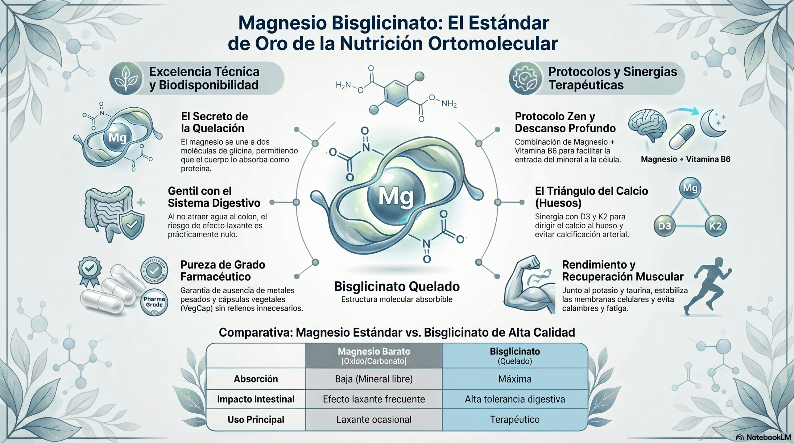 Lee más sobre el artículo <strong>Protocolo Farmacéutico del Magnesio Bisglicinato y Salud del Sueño</strong>